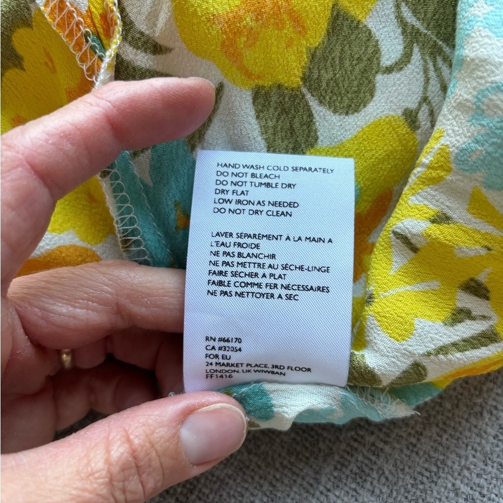 Faithful the Brand Anthropologie Rafa Midi Dress Annina Floral Print Feminine 6 - Picture 10 of 10